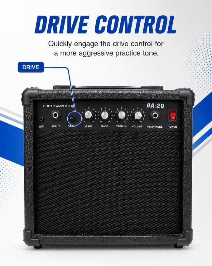 GA-20 drive control and front panel