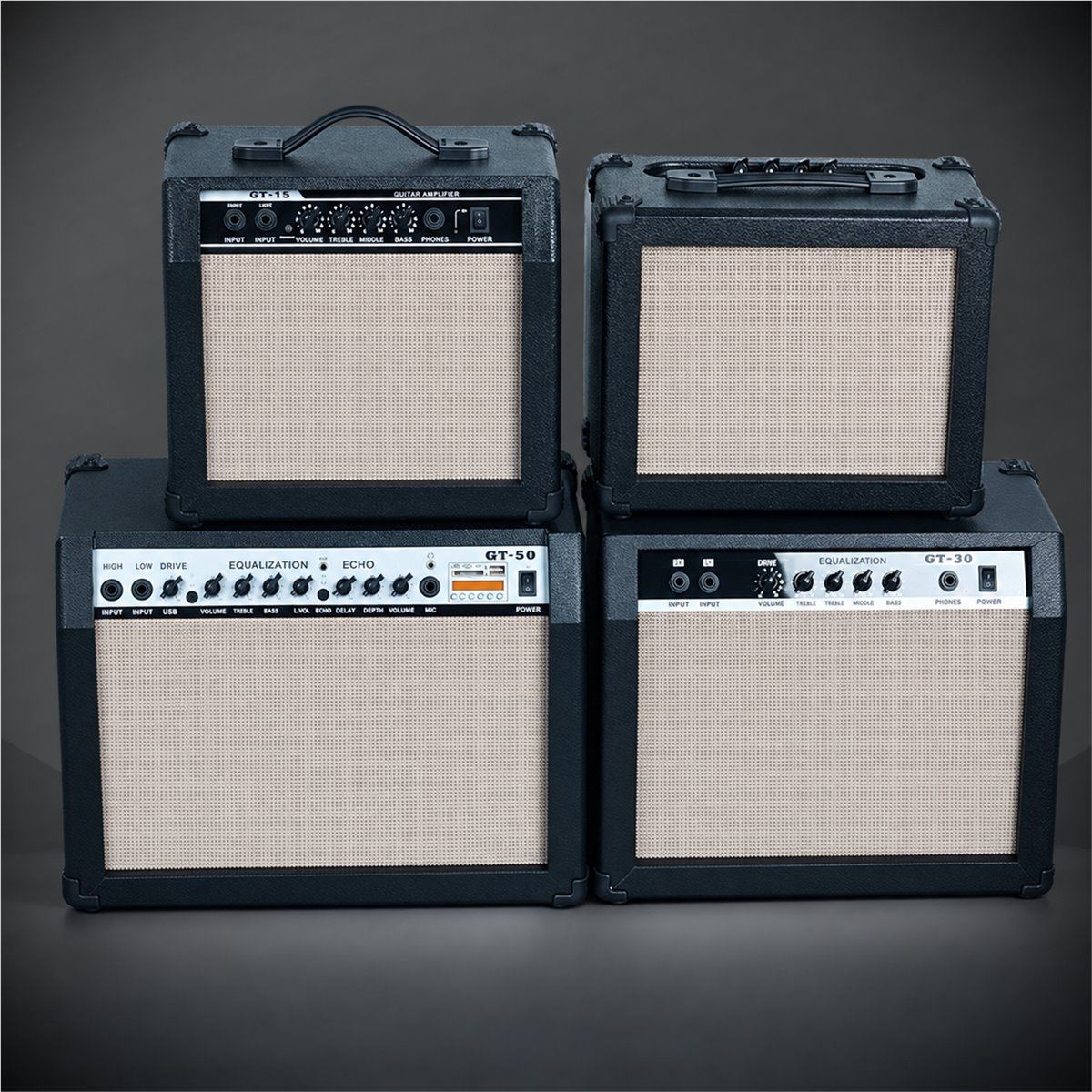 GT15, GT30 and GT50 guitar amplifier range