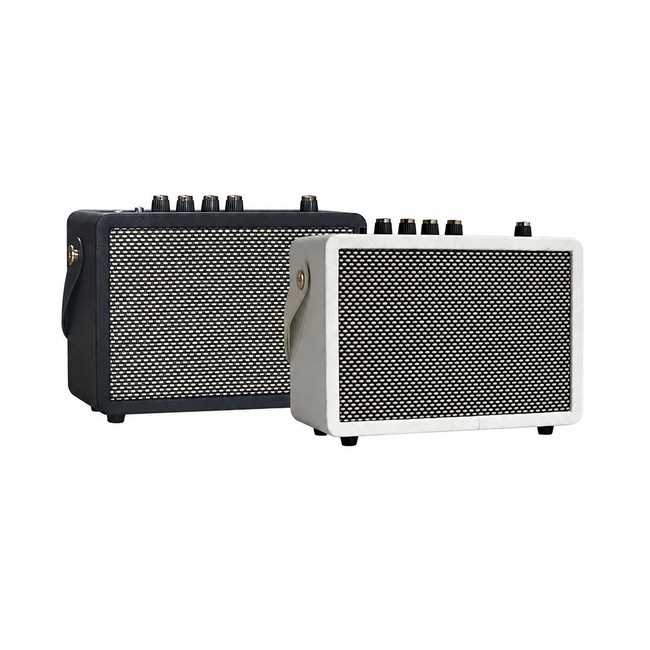 IG-10 compact guitar amplifier in black and white