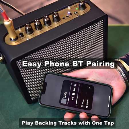 IG-10 Bluetooth phone pairing for backing tracks
