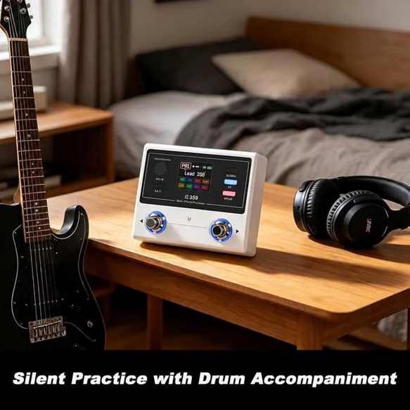 IE350 headphone practice setup with drum accompaniment