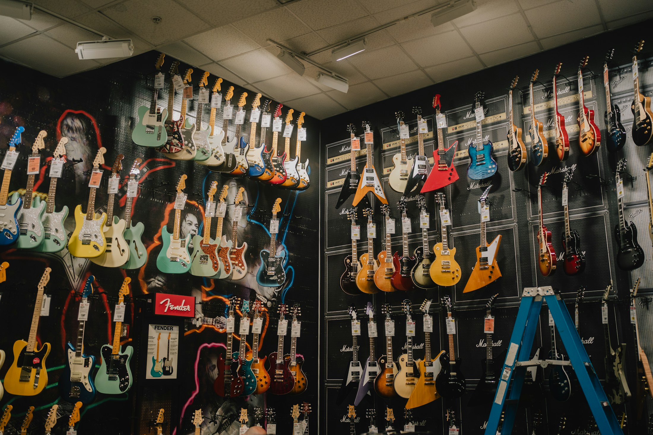 Guitar showroom